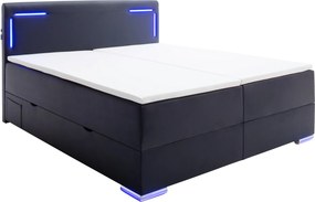 XXXLutz BOXSPRINGOVÁ POSTEĽ, 160/200 cm, čierna Xora - Postele - 000101022513