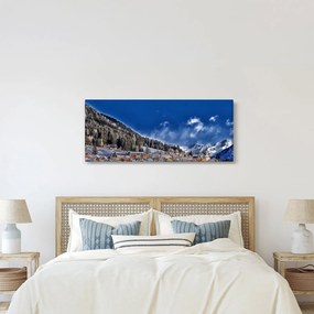 Obraz - Horské mestečko (120x50 cm)