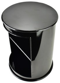 Kovový odkládací stolek ROGER černý