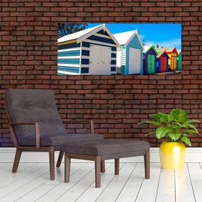 Obraz - Pláž Brighton, Melbourne, Austrália (120x50 cm)