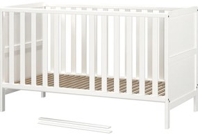 Biela postieľka z masívneho dreva 70x140 cm Alkmaar – Germania