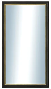 DANTIK - Zrkadlo v rámu, rozmer s rámom 50x90 cm z lišty Anversa čierna Au (3149)