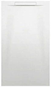 LAUFEN Pro S obdĺžniková sprchová vanička z materiálu Marbond, lineárny odtok na kratšej strane, 1400 x 800 x 32 mm, biela matná, H2101830000001
