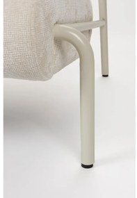 Krémové kreslo Lekima – Zuiver