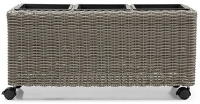 Sivý záhradný kvetináč Bonami Essentials Natural