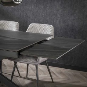 Rozkladací jedálenský stôl 45-29 160/240x90cm Ceramic Australian Black  - Komfort-nábytok