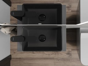 Mexen NADIA UMÝVADLO, 36x23 CM, ČIERNA-MATNÁ, 21613685