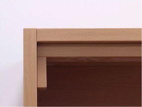 Nabytekmorava Sklápacia posteľ VS1056 MAX, 200x120cm farba lamina: dub sonoma svetlá/biele dvere, Varianta dverí: lesklé