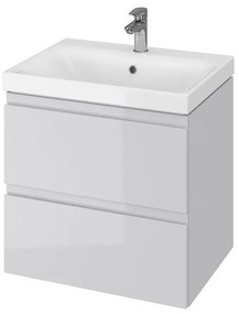 Umývadlová skrinka s umývadlom CERSANIT MODUO 60 (S801-222-DSM) sivá