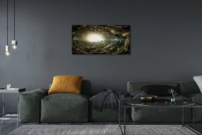 Obraz canvas vtáky mraky 125x50 cm