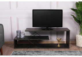 TV szekrény Zigzag - Dark Brown
