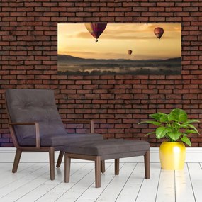 Obraz - lietajúce balóny (120x50 cm)