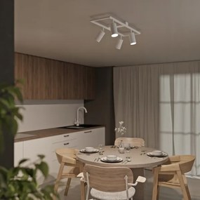 Bodové svietidlo 4xGU10/30W/230V biele