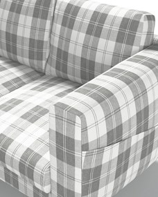 Poťah na sedačku Norsborg (pre 2 osoby) farba produktu sivá látka zapletaná, vzorované