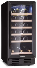 Klarstein Vinovilla 29 Built-In, vstavaná vinotéka, 81 l, 29 fliaš, 1 zóna, sklenené dvierka, nehrdzavejúca oceľ