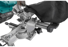 EXTOL INDUSTRIAL Pokosová AKU píla s posuvom, Share20V, bezuhlíkový motor, 1x2Ah Li-ion, nabíjačka 8791826