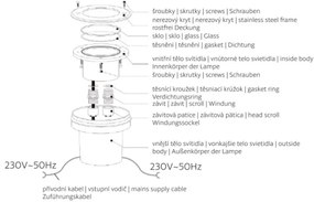 LED Vonkajšie nájazdové svietidlo ROAD LED/0,5W/230V IP67 6000K
