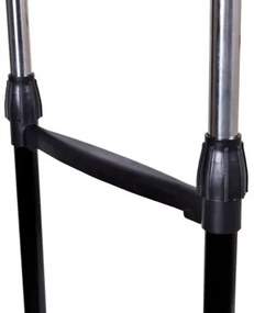 Vešiakový stojan na kolieskach TIMI čierny