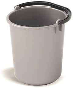 Sivé plastové vedro 9 l - Addis