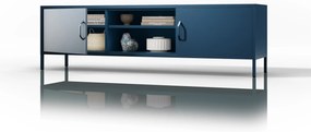 RTV skrinka XL ROSARIA 1700 x 400 x 500, tmavomodrá