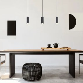 Globo 57911HB - Luster na lanku ROBBY 1xGU10/35W/230V čierna