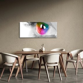 Obraz - Očná dúhovka (120x50 cm)