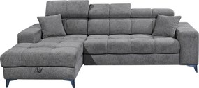 XXXLutz ROHOVÁ SEDAČKA, textil, antracitová MID.YOU - Sedačky - 002220047410