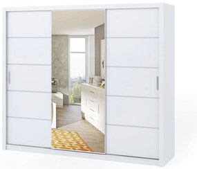 Šatníková skriňa Bonaparte SZ250 (biela). Akcia -18%. Vlastná spoľahlivá doprava až k Vám domov. 1051506