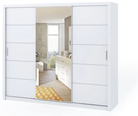 Šatníková skriňa Bonaparte SZ250 (biela). Akcia -20%. Vlastná spoľahlivá doprava až k Vám domov. 1051506
