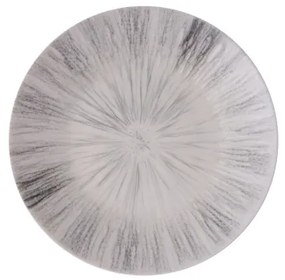 Jedálna sada 24 ks sivá/porcelán