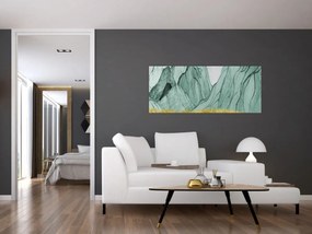 Obraz - Smaragdové hory N⁰1 (120x50 cm)