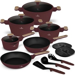 BerlingerHaus Súprava riadu s titánovým povrchom Leonardo Nordic, 15 ks