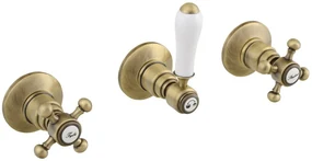 Reitano Rubinetteria Reitano Rubinetteria, ANTEA podomietková sprchová batéria, 2 výstupy, bronz, SET305-106