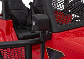 Ramiz Terénne autíčko OFF-ROAD 3.0 pre deti červené + diaľkové ovládanie + plynulý štart + pásy + audio LED