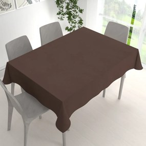 Biante Veľký dekoračný obdĺžnikový obrus BKS-409 Čokoládovo hnedý 160x220 cm