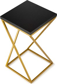 STOJAN NA KVETINÁČ LOFT7 40X24X24 CM ZLATÁ/ČIERNA