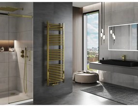 Mexen Mars, vykurovacie teleso 1500x500 mm, 494 W, zlatá lesklá, W110-1500-500-00-50