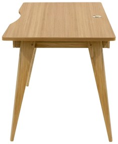 Pracovný stôl v dekore duba 70x140 cm Nice – Woodman