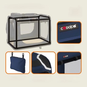 InternetovaZahrada Prenosná taška pre psa S 50x34x36 cm - modrá