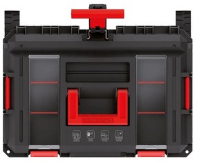 Kufor s kolieskami A, 51 cm, organizér, čierna