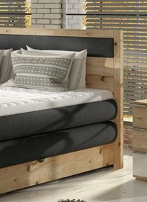 Boxspring posteľ massiv wood LISA