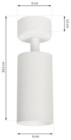 Bodové svietidlo MICA 1xGU10/25W/230V