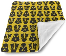 Sablio Deka pre bábätko Star Wars Stormtrooperi Pattern na žltej - 80x100 cm