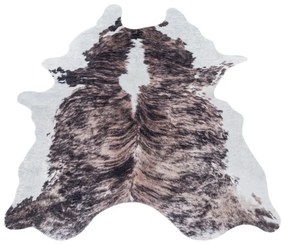 Ayyildiz koberce Kusový koberec Etosha 4113 brown (tvar kožušiny) - 100x135 tvar kožešiny cm