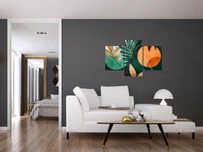 Obraz - Geometrické prírodné motívy (90x60 cm)