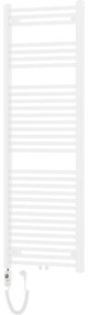 Mexen Pluton, elektrické vykurovacie teleso 1700x600 mm + vykurovacia tyč 900 W, biela, W106-1700-600-2900-20