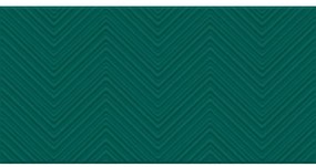 Green Chevron Mat 30/60 Rekt.