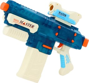 LEAN Toys Vodná pištoľ M416 500 ml na batérie s dosahom 8-10 m