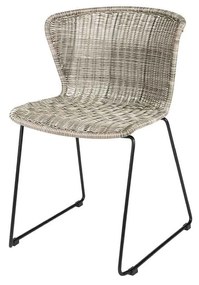 Ratanová stolička / set 2 ks 78 × 55 × 54 cm