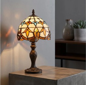 Brilagi - Tiffany vitrážová stolná lampa MIRABELLA 1xE27/60W/230V